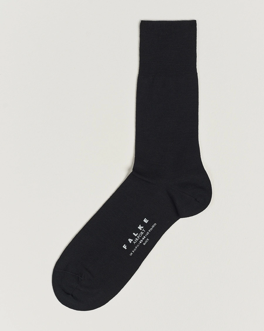 Falke Airport Socks Black – Zwart