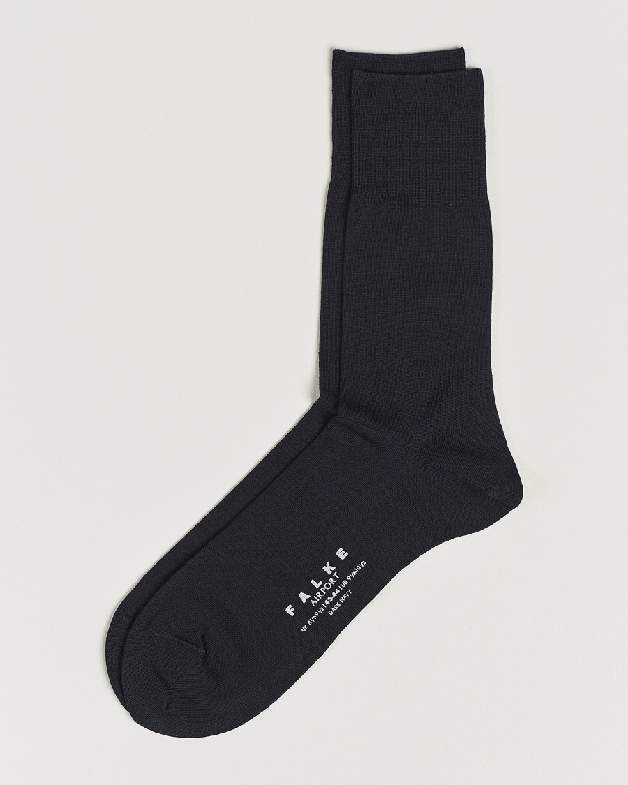 Falke Airport Socks Navy – Bleu