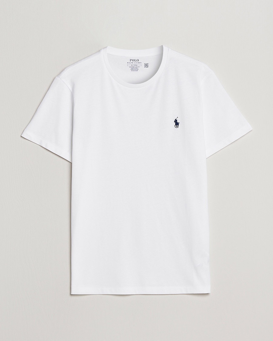 Polo Ralph Lauren Custom Slim Fit Tee White – Blanc