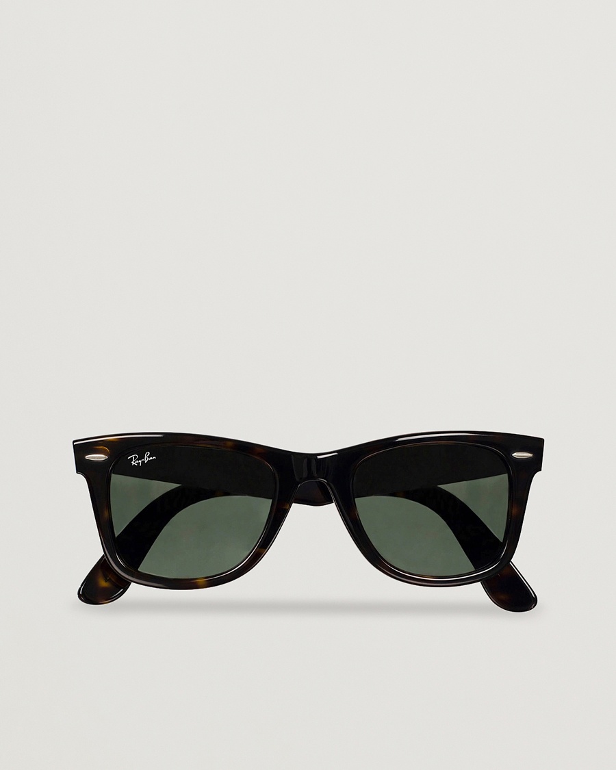 Ray-Ban Original Wayfarer Sunglasses Tortoise/Crystal Green – Bruin