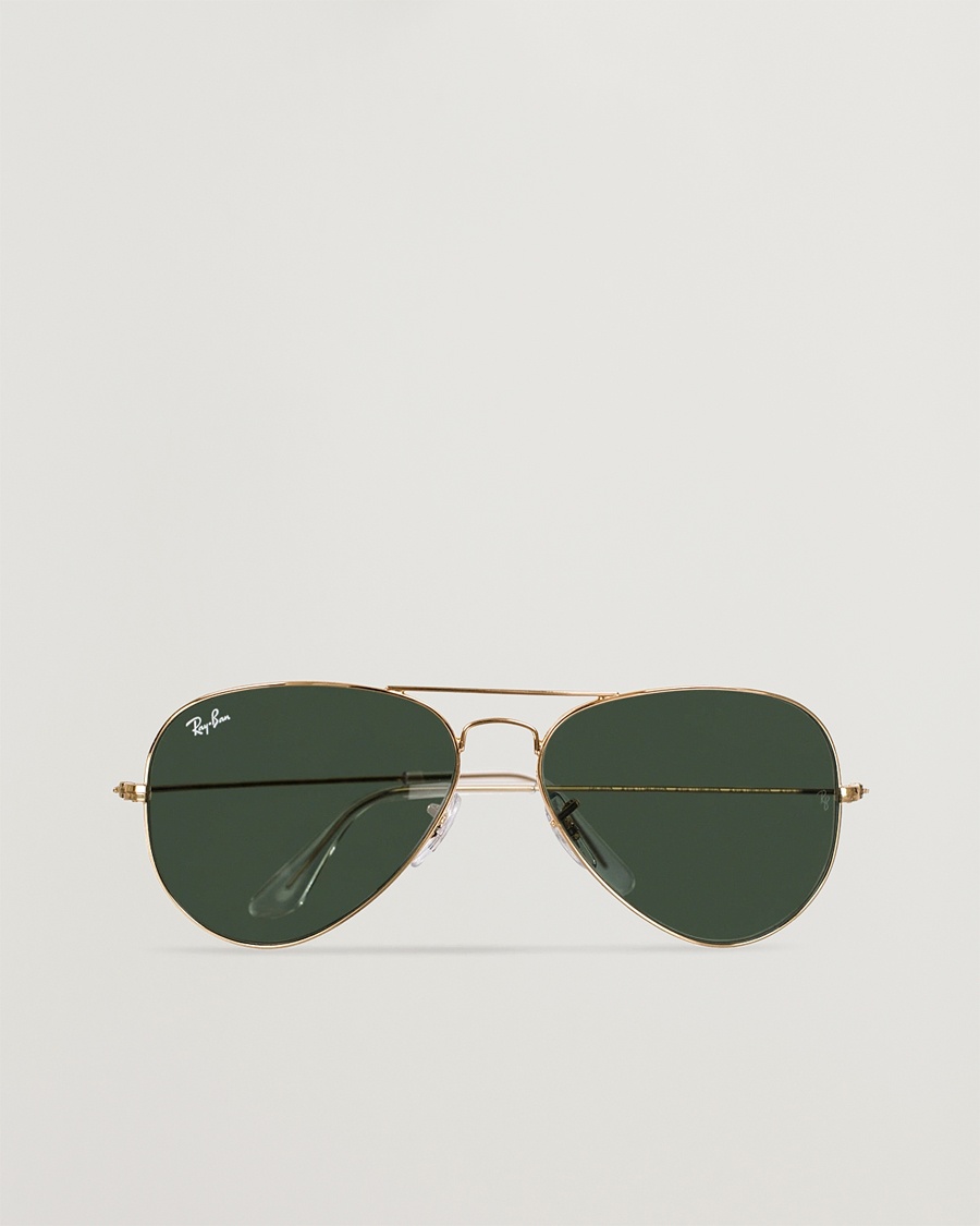 Ray-Ban 0RB3025 Aviator Large Metal Sunglasses Arista/Grey Green – Goud