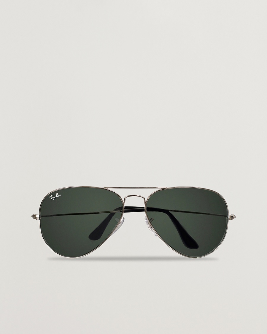 Ray-Ban 0RB3025 Aviator Large Metal Sunglasses Silver/Grey Mirror – Argent