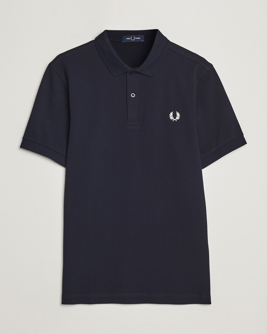 Fred Perry Plain Polo Navy – Blauw