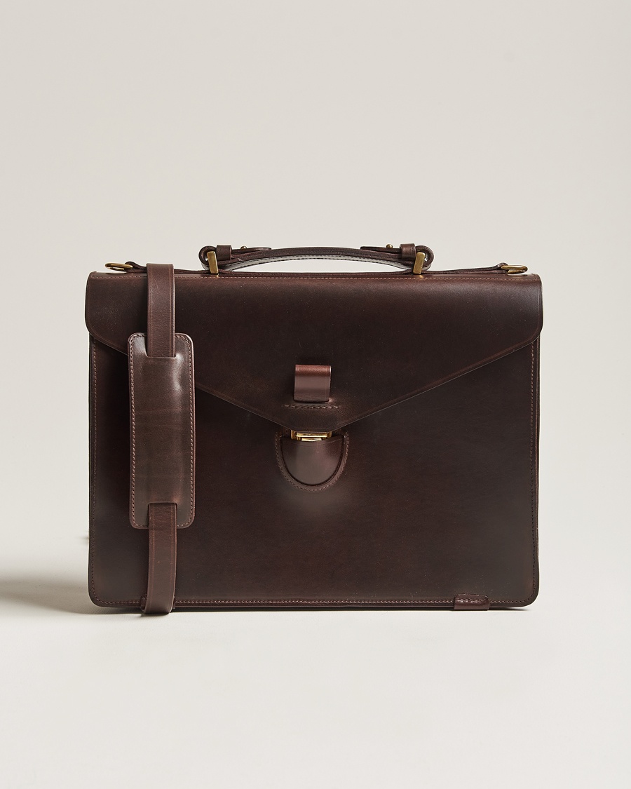 Tärnsjö Garveri TG1873 Briefcase Dark Brown – Marron