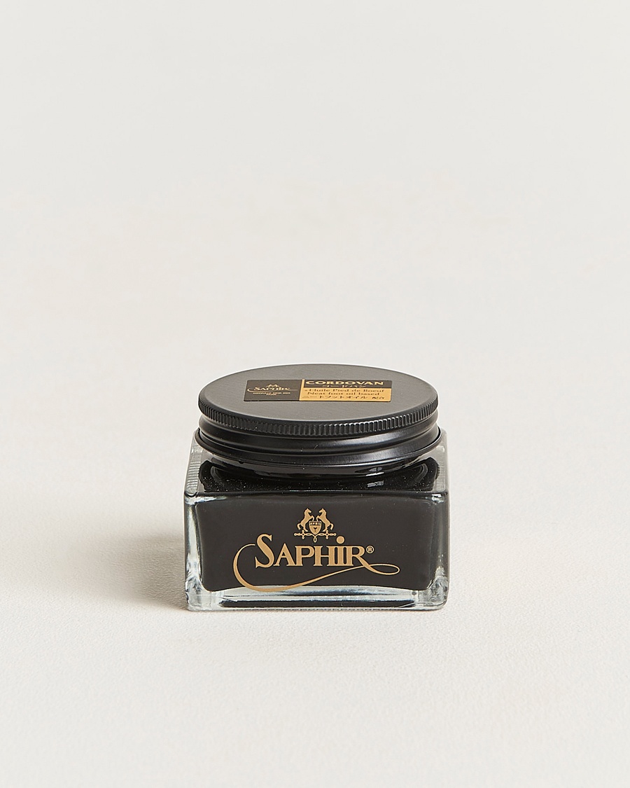 Saphir Medaille d'Or Cordovan Creme 75 ml Black – Noir