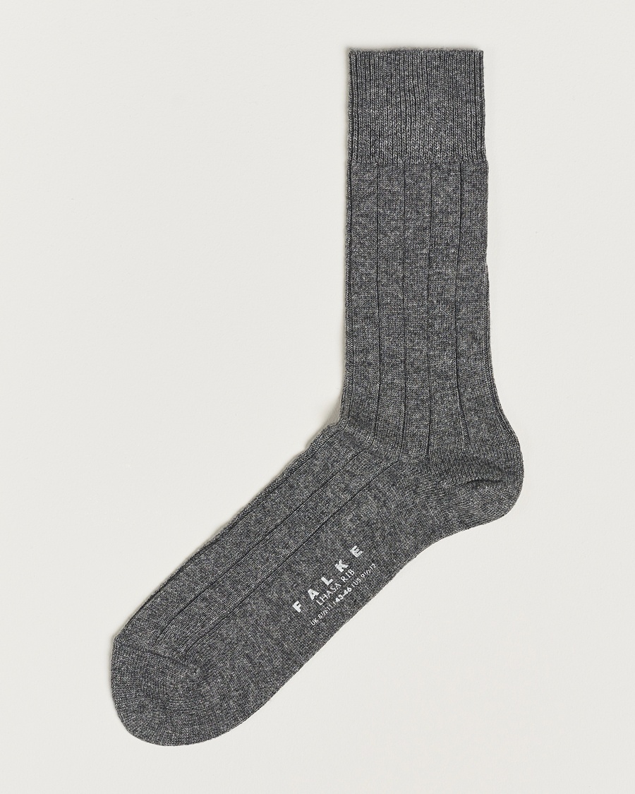 Falke Lhasa Cashmere Socks Light Grey – Gris