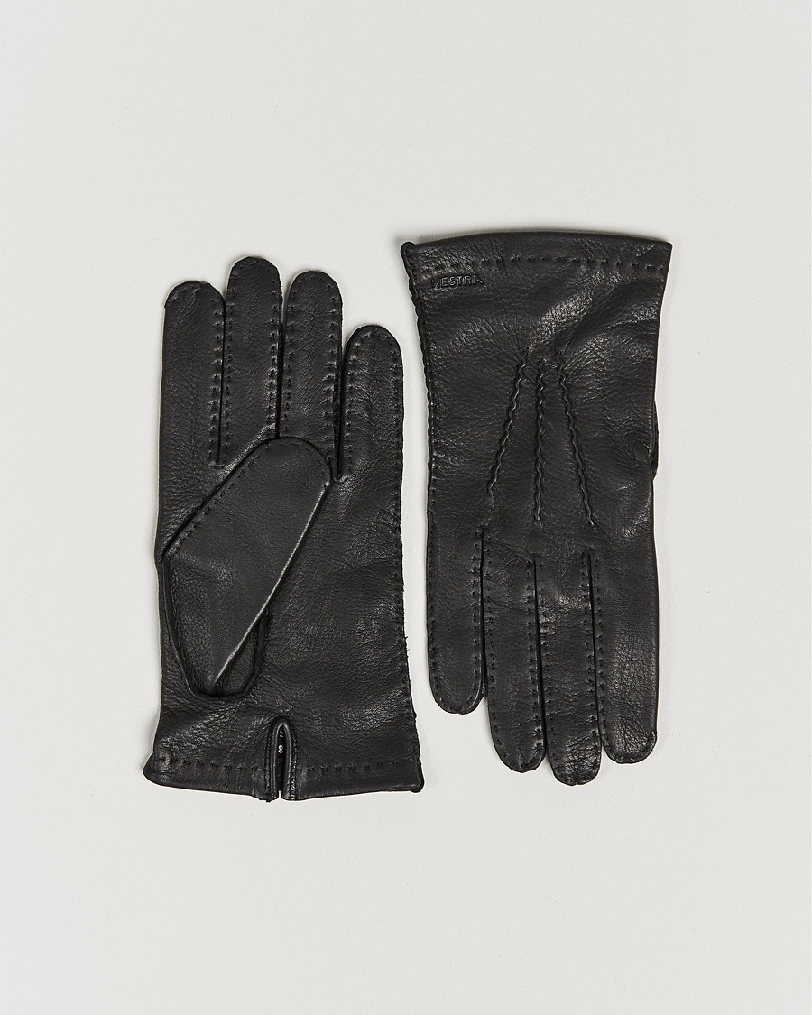 Hestra Henry Unlined Deerskin Glove Black – Noir