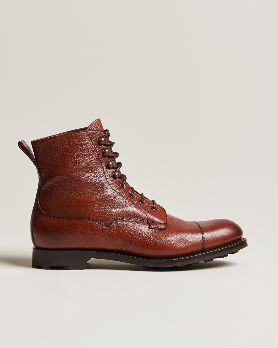 Edward Green Galway Ridgeway Boot Rosewood Country Calf – Marron