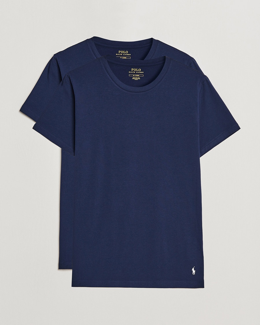 Polo Ralph Lauren 2-Pack Cotton Stretch T-Shirt Cruise Navy – Bleu