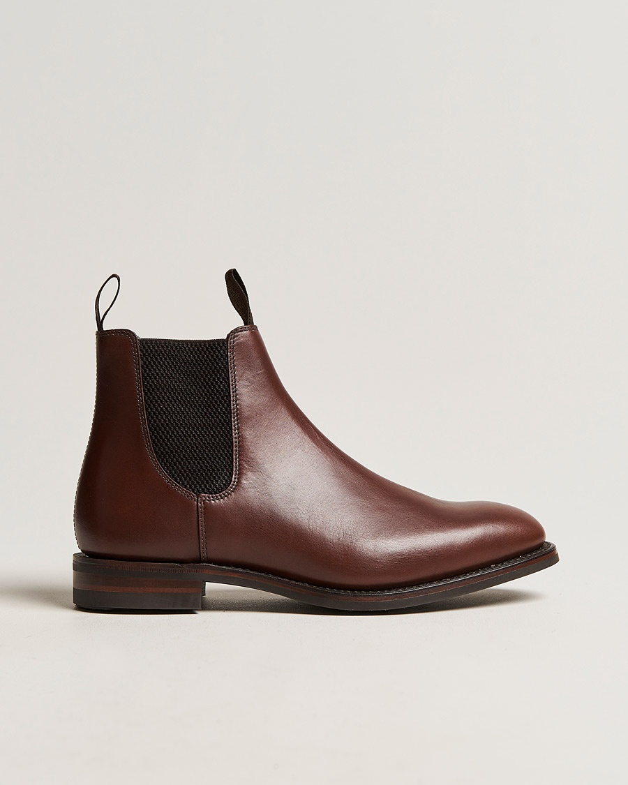 Loake 1880 Chatsworth Chelsea Boot Brown Waxy Leather – Bruin