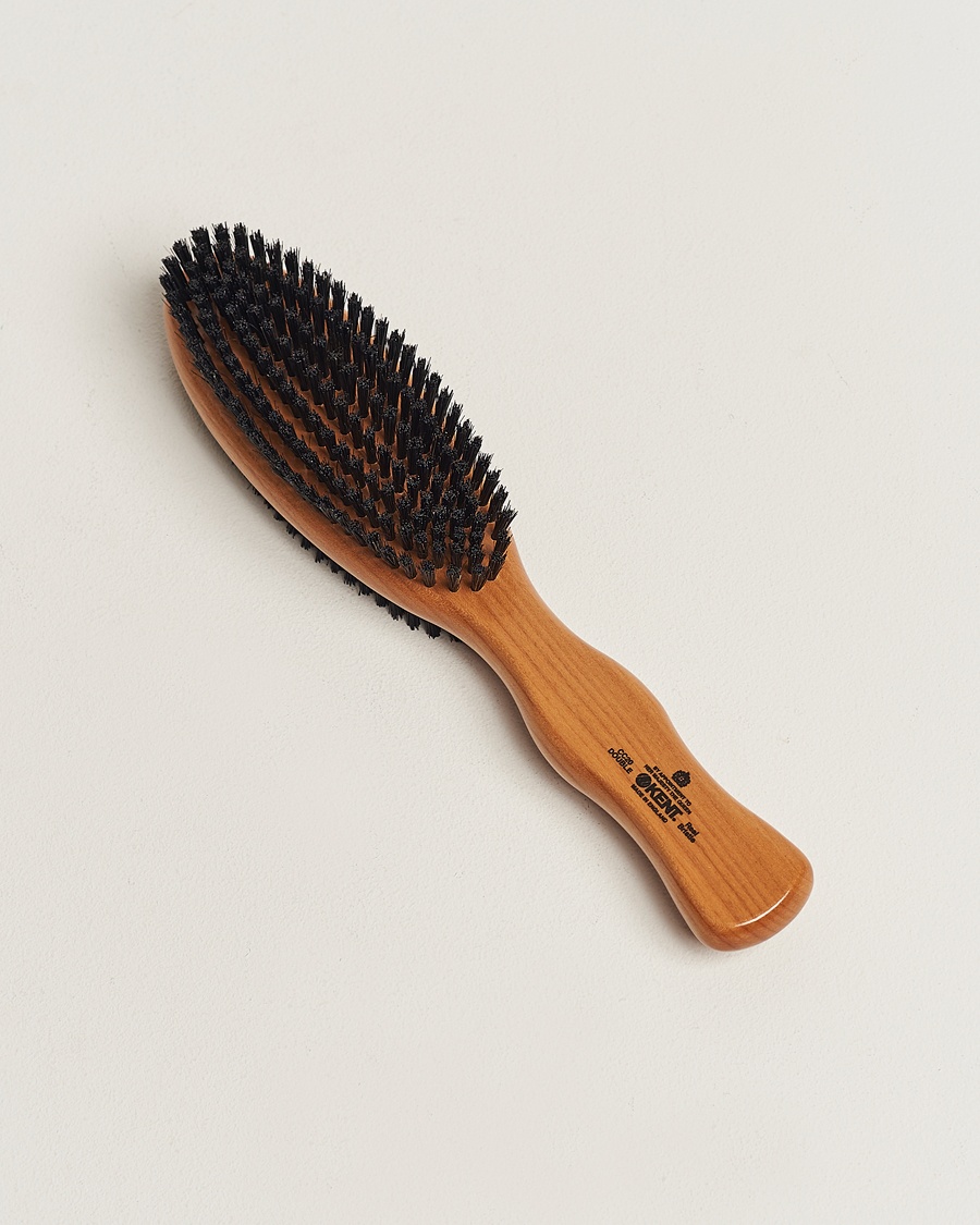 Kent Brushes Cherry Wood Double Sided Clothing Brush – Marron
