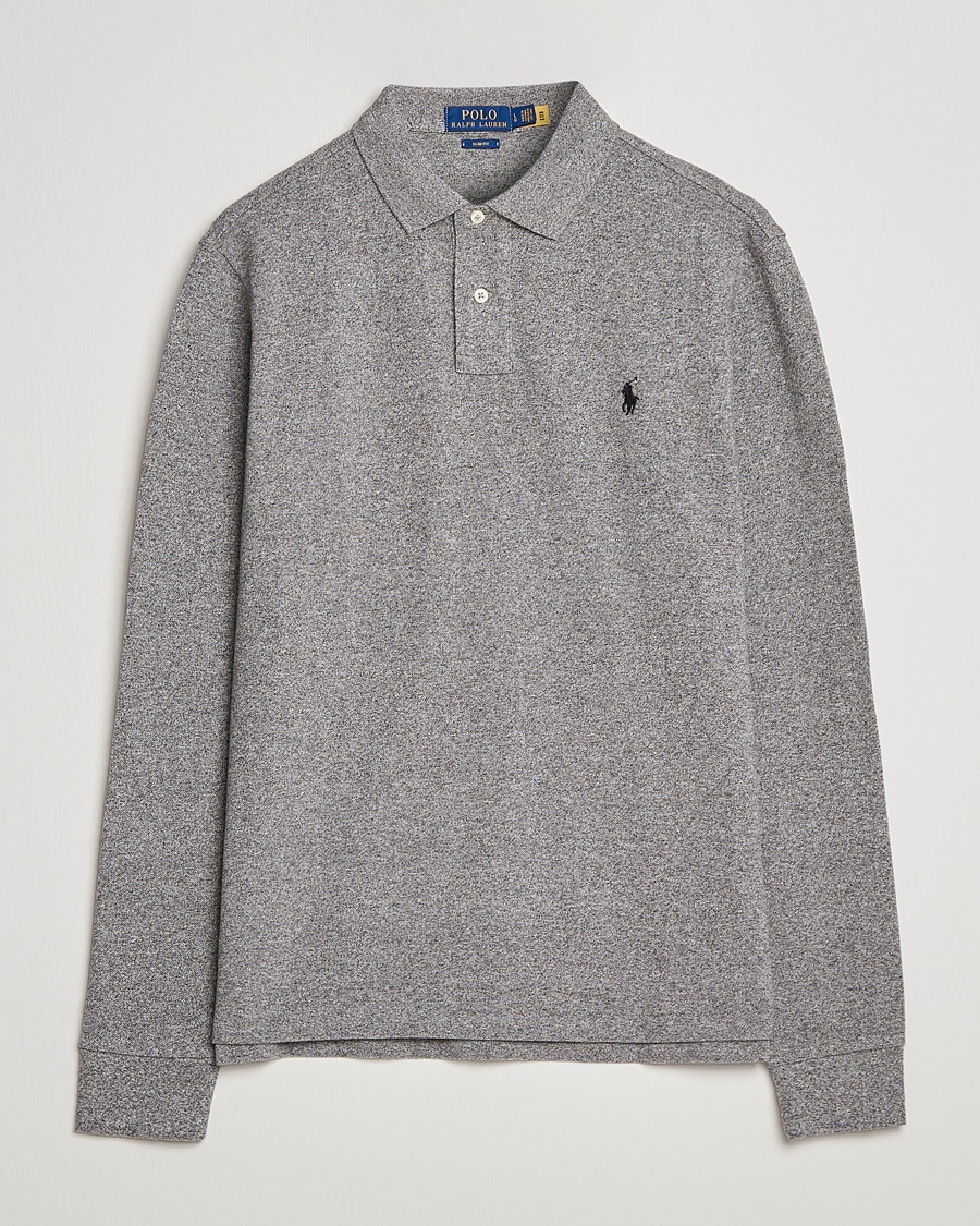 Homme | | Polo Ralph Lauren | Slim Fit Long Sleeve Polo Canterbury Heather