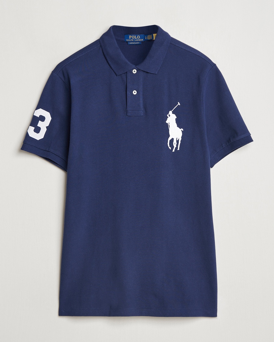 Polo Ralph Lauren Custom Fit Big Pony Polo Newport Navy – Bleu
