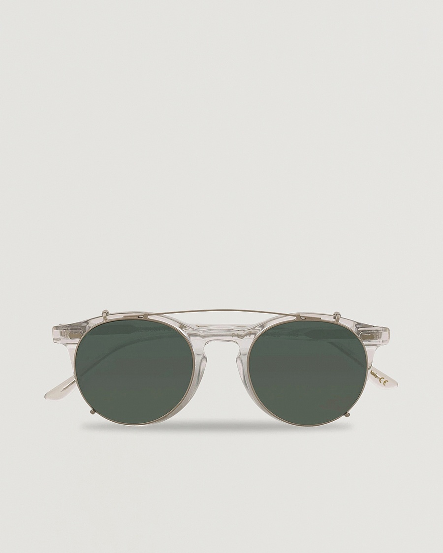 TBD Eyewear Pleat Clip On Sunglasses Transparent – Transparant