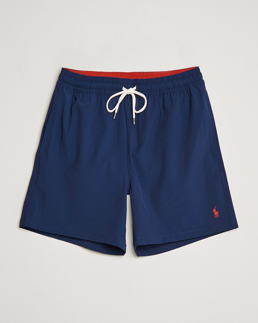 Polo Ralph Lauren Traveler Boxer Swimshorts Newport Navy – Blauw