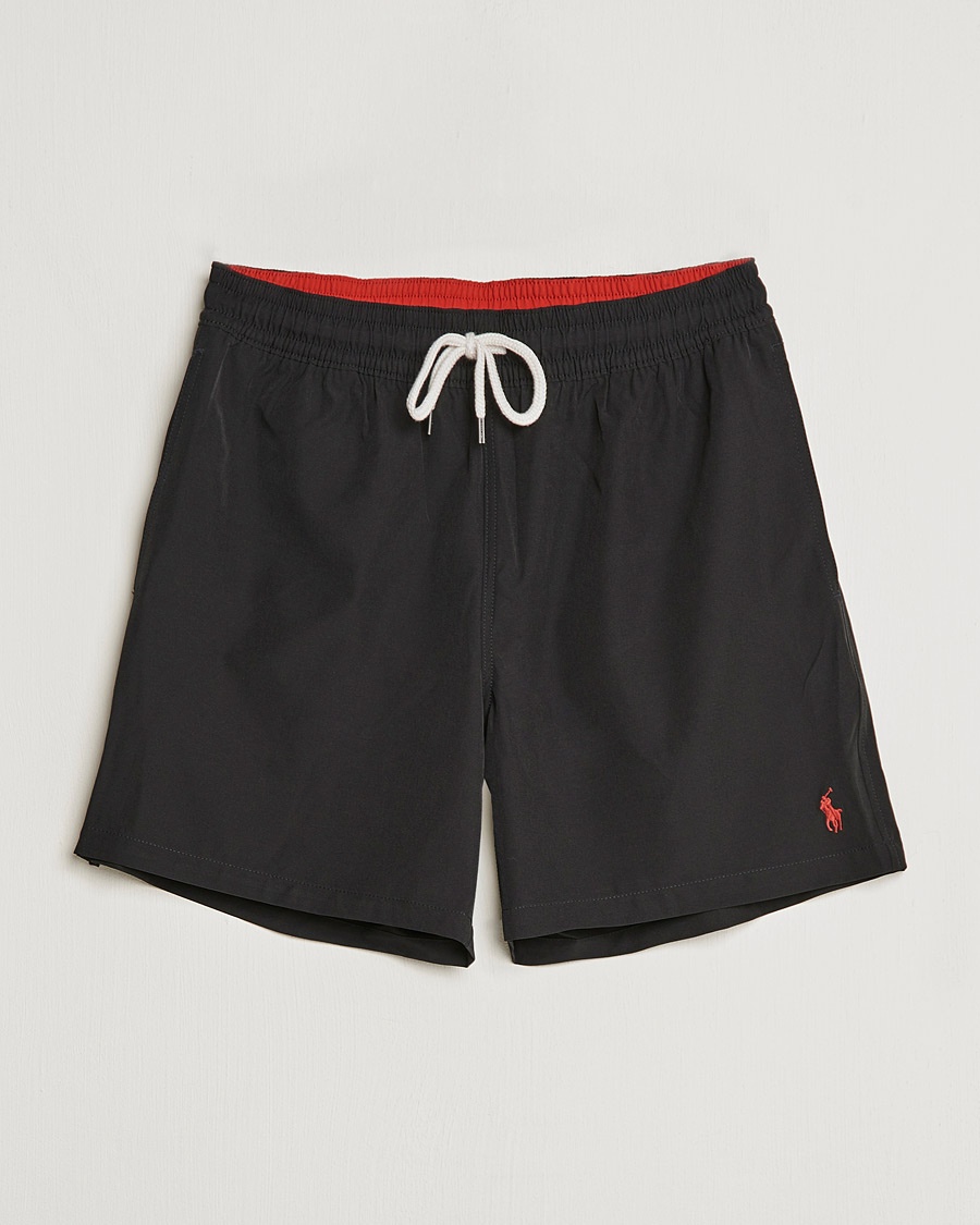 Polo Ralph Lauren Traveler Boxer Swim Shorts Polo Black – Zwart