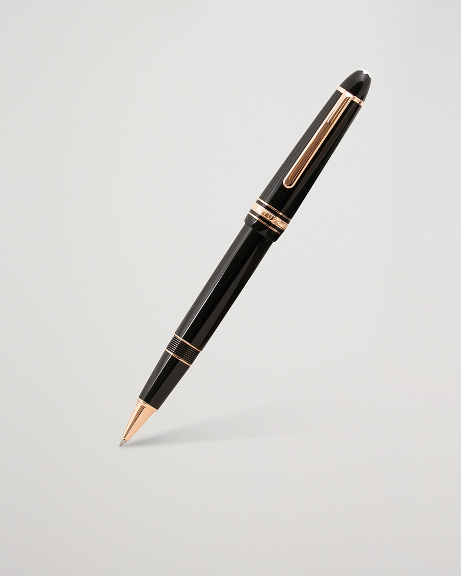 Montblanc 162 Meisterstück Rollerball LeGrand Pen Black/Red Gold – Zwart