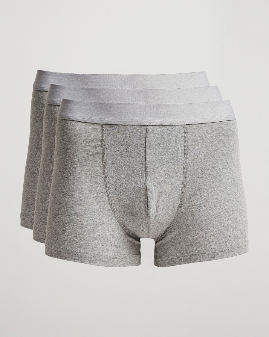 Bread & Boxers 3-Pack Boxer Brief Grey Melange – Gris