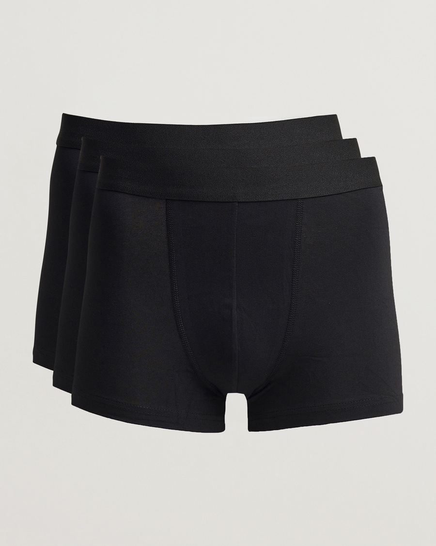 Heren | Binnenkort op voorraad | Bread & Boxers | 3-Pack Boxer Brief Black
