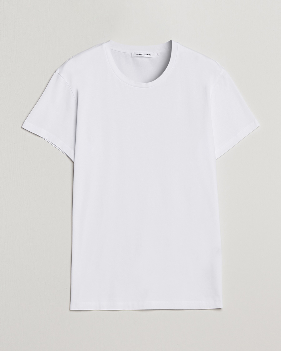 Samsøe Samsøe Kronos Crew Neck Tee White – Blanc