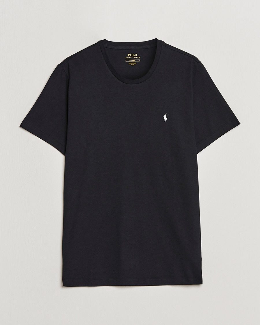 Polo Ralph Lauren Liquid Cotton Crew Neck T-Shirt Black – Noir
