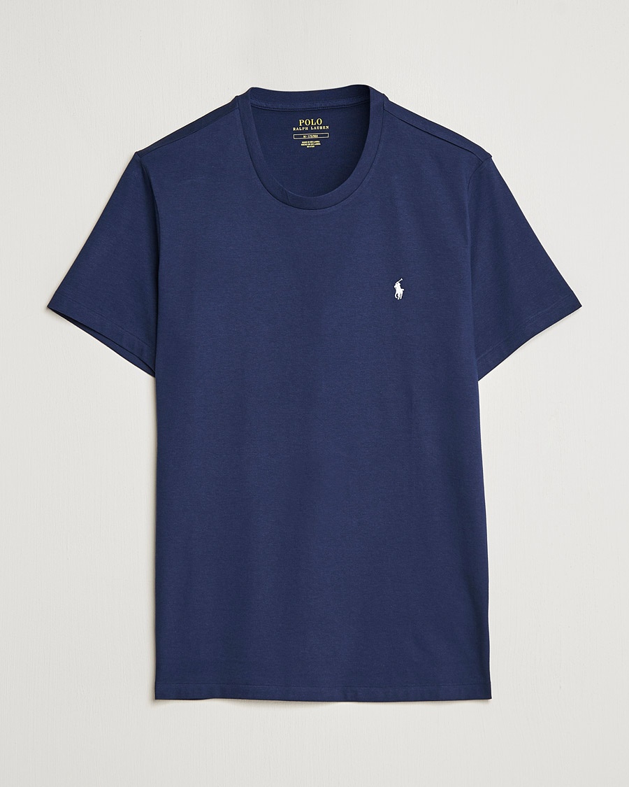 Polo Ralph Lauren Liquid Cotton Crew Neck T-Shirt Cruise Navy – Bleu