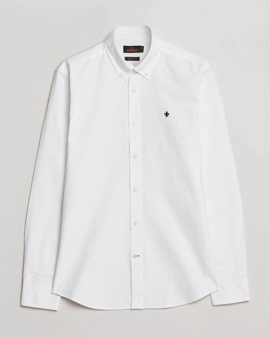 Morris Douglas Oxford Shirt White – Wit
