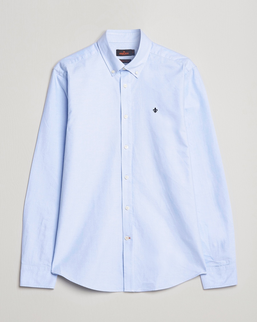 Morris Douglas Oxford Shirt Light Blue – Blauw