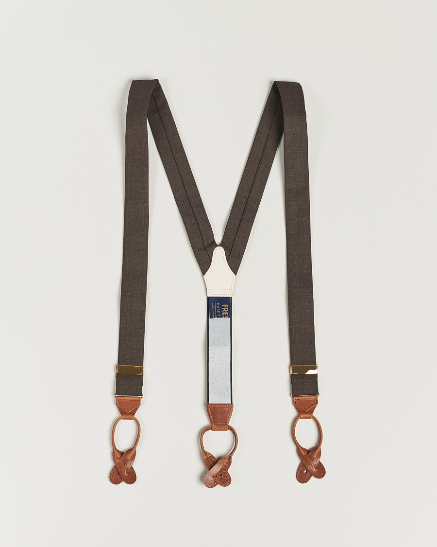 Albert Thurston Fresco Braces 38mm Brown – Marron