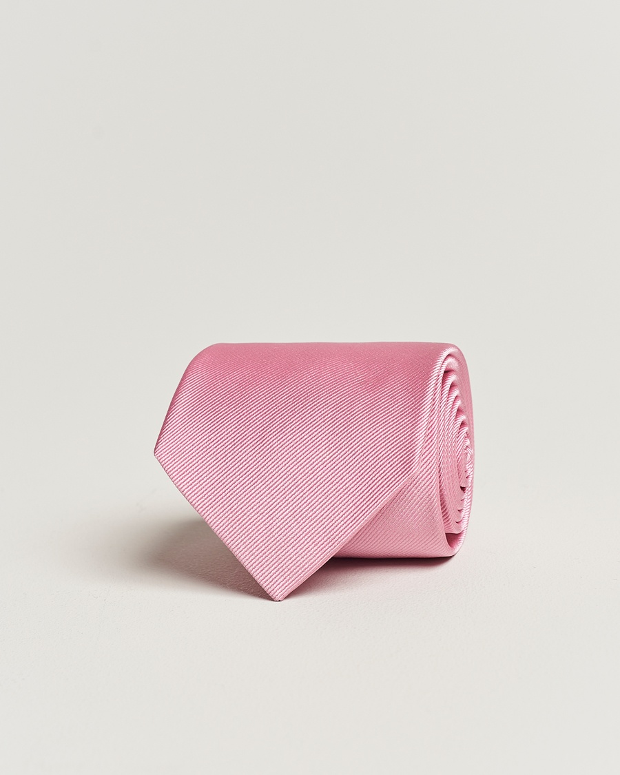Amanda Christensen Plain Classic Tie 8 cm Pink – Rose