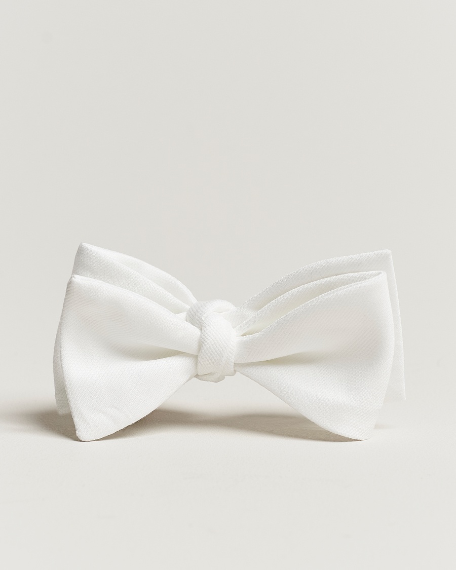 Amanda Christensen Cotton Pique Self Tie White – Wit