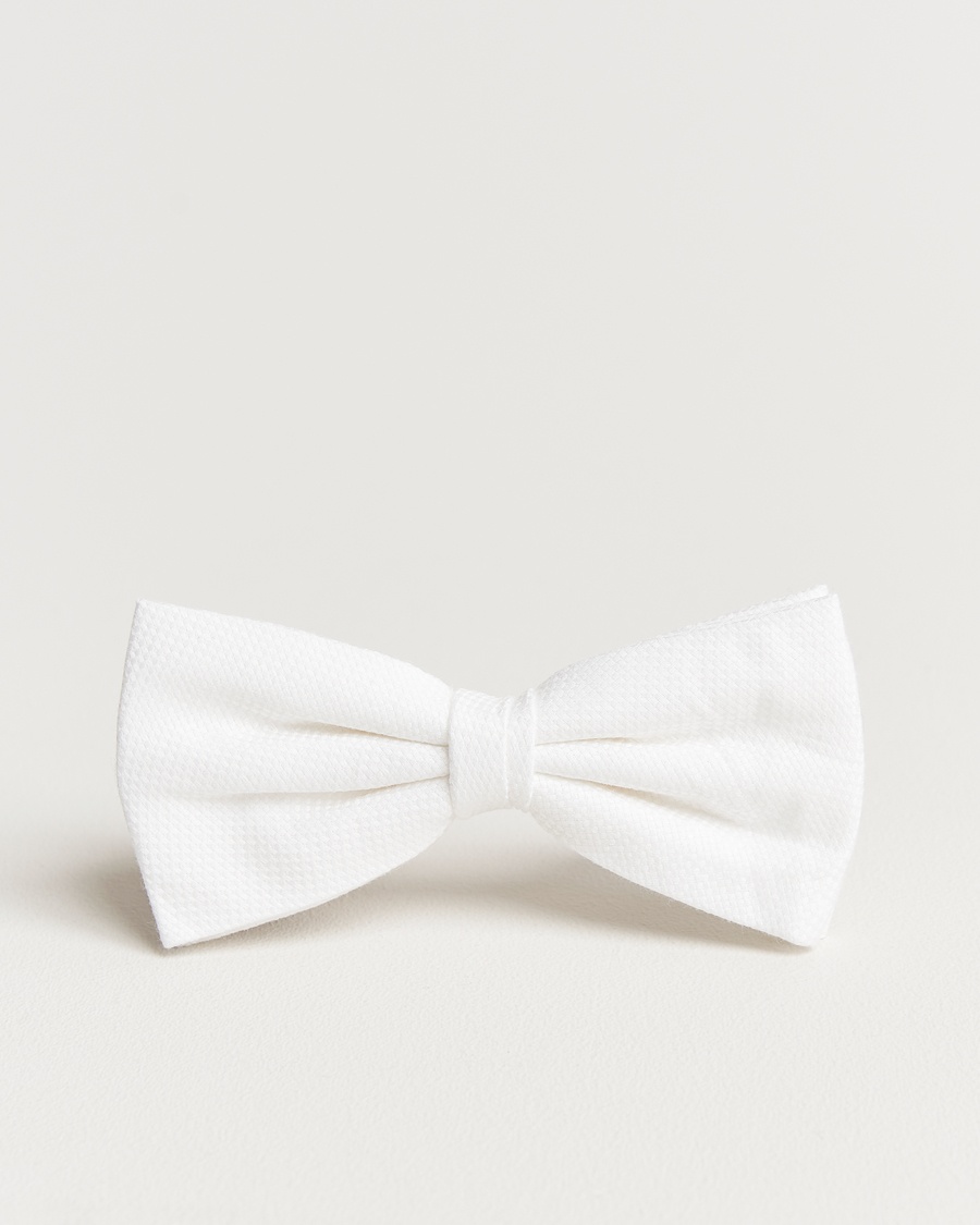 Amanda Christensen Cotton Pique Pre Tie White – Blanc