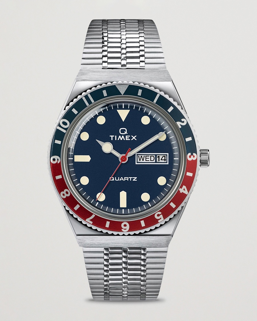 Timex Q Reissue 1979 Silver/Blue Dial – Argent