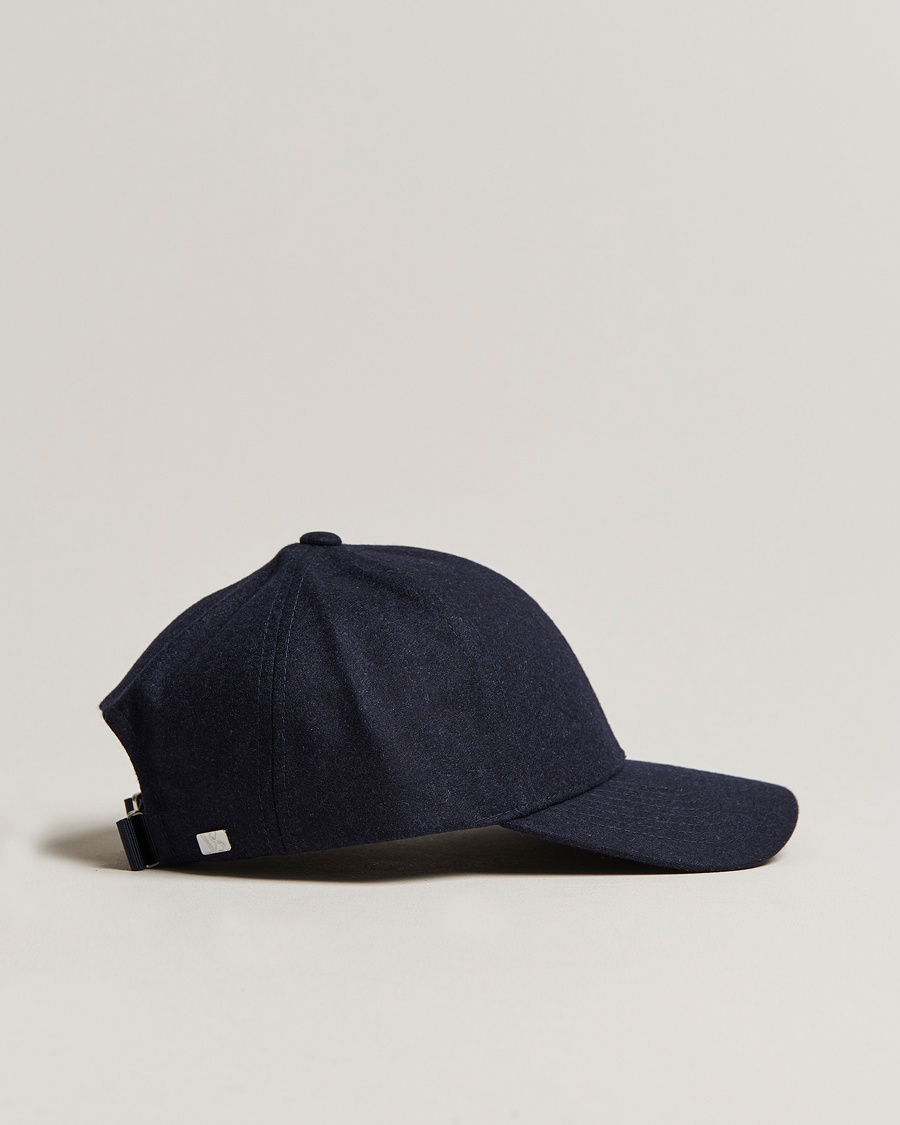 Heren | Onder de 100 | Varsity Headwear | Flannel Baseball Cap Dark Navy