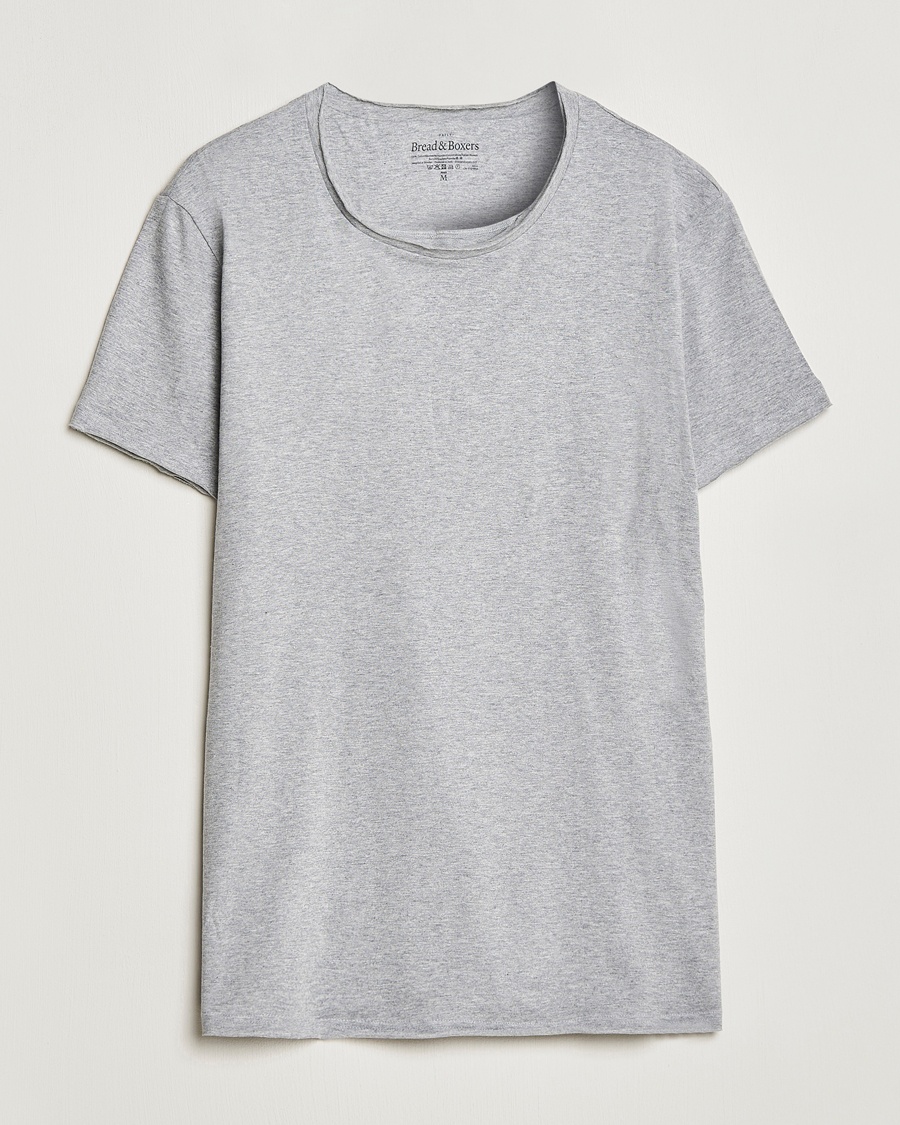 Heren | Binnenkort op voorraad | Bread & Boxers | Crew Neck Relaxed Grey Melange