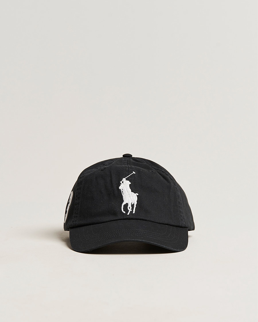 Polo Ralph Lauren Big Pony Cap RL Black – Zwart