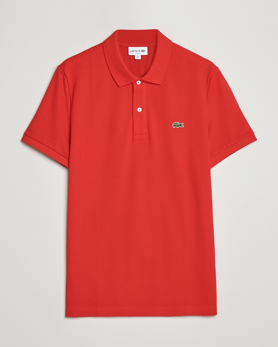 Homme | | Lacoste | Slim Fit Polo Piké Red