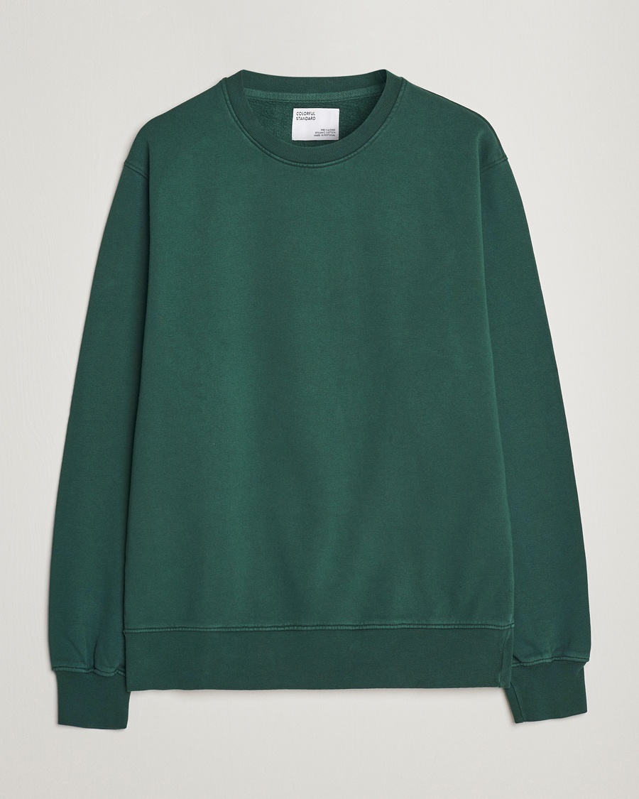 Colorful Standard Classic Organic Crew Neck Sweat Emerald Green – Vert