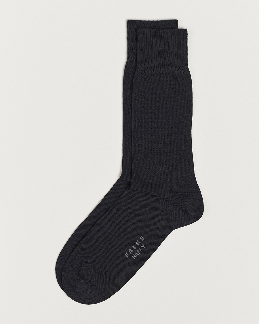 Falke Happy 2-Pack Cotton Socks Black – Noir