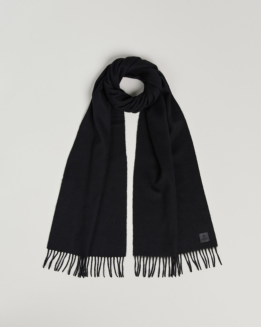 Heren | | Amanda Christensen | Merino Wool Scarf Black