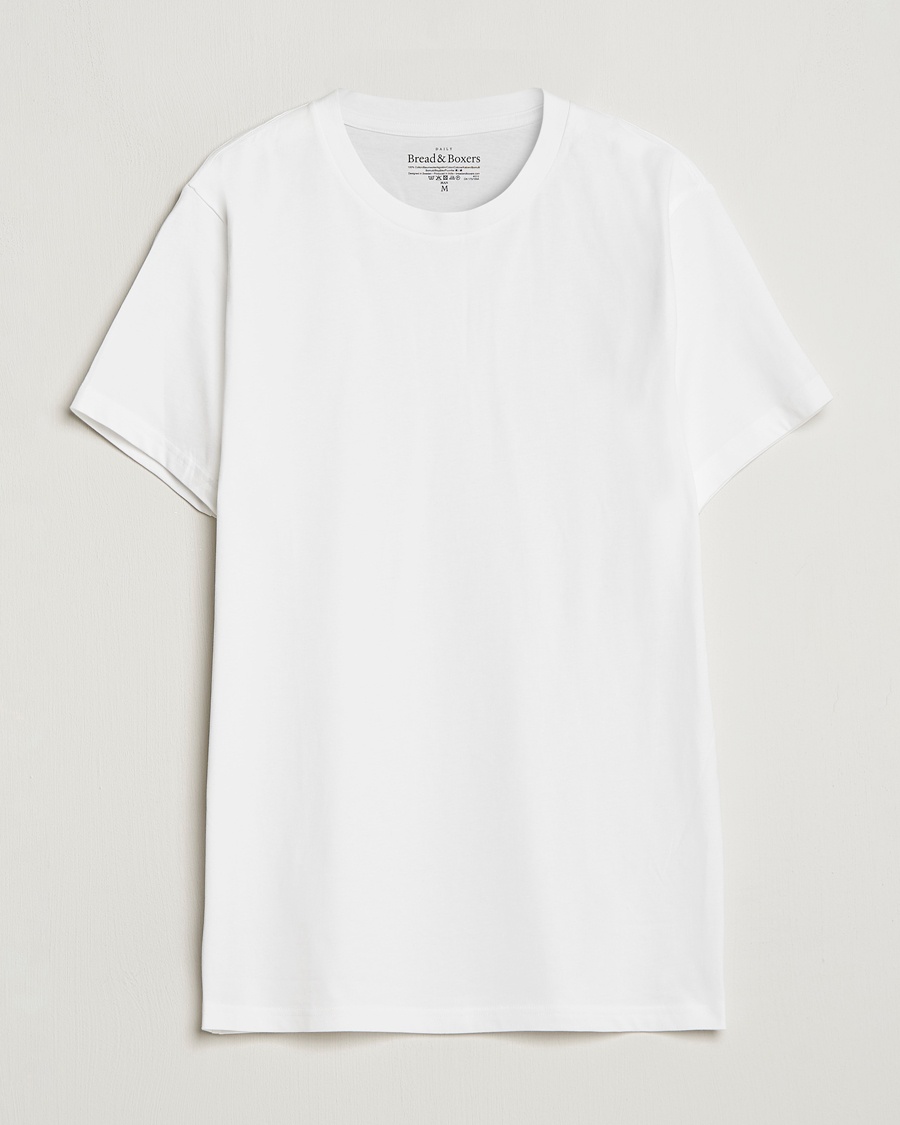 Bread & Boxers Crew Neck Regular T-Shirt White – Blanc