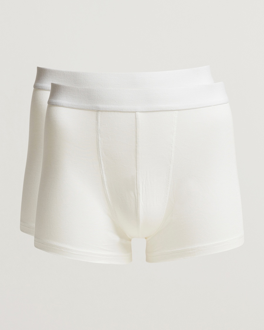 Bread & Boxers 2-Pack Boxer Breif Modal White – Blanc