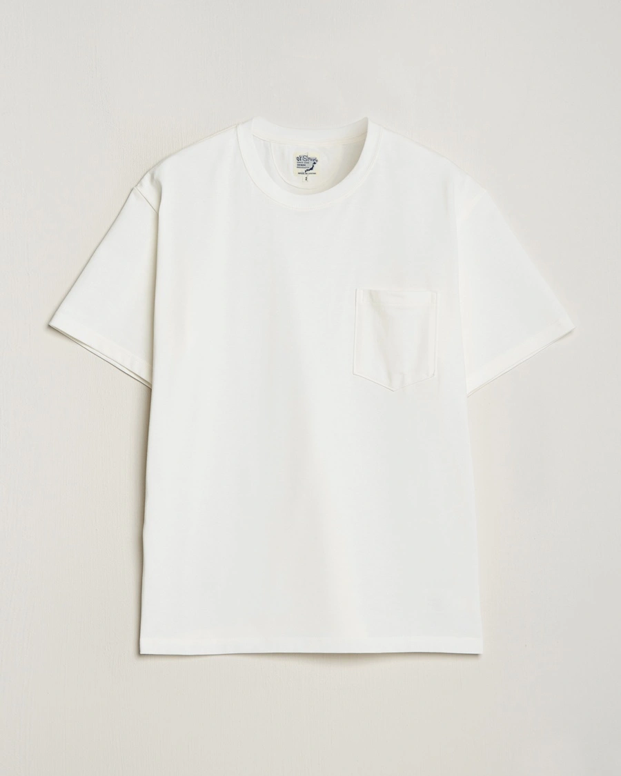 Homme | T-shirts | orSlow | Pocket T-Shirt White