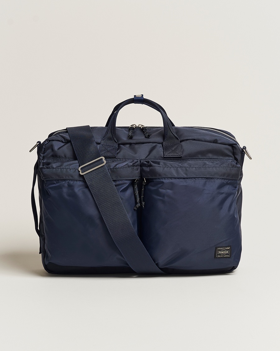 Porter-Yoshida & Co. Porter-Yoshida & Co.Force 3Way BriefcaseNavy Blue – Blauw