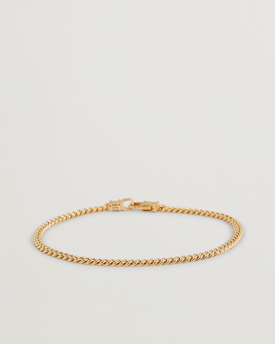Tom Wood Curb Bracelet M Gold – Or