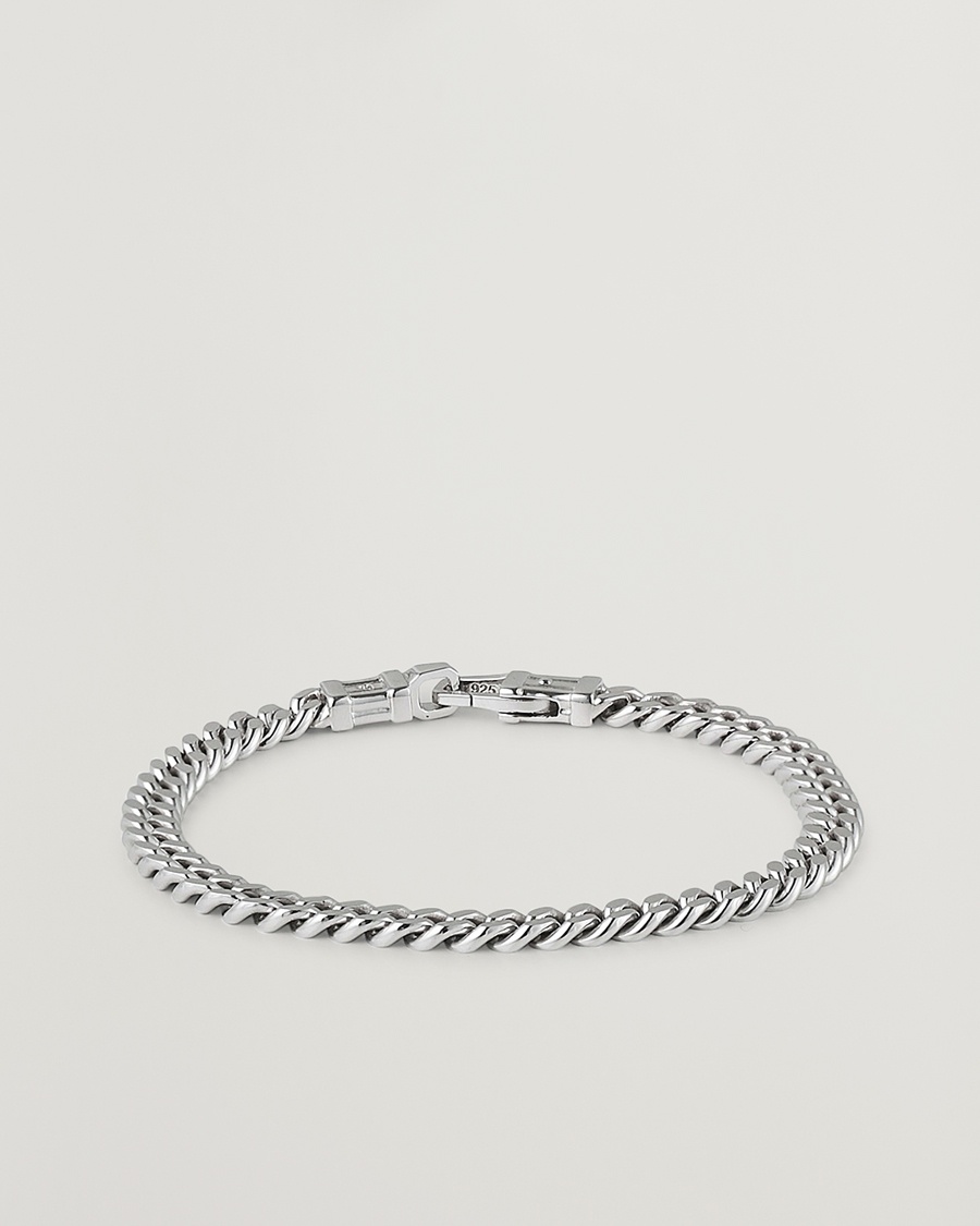 Tom Wood Curb Bracelet L Silver – Zilver