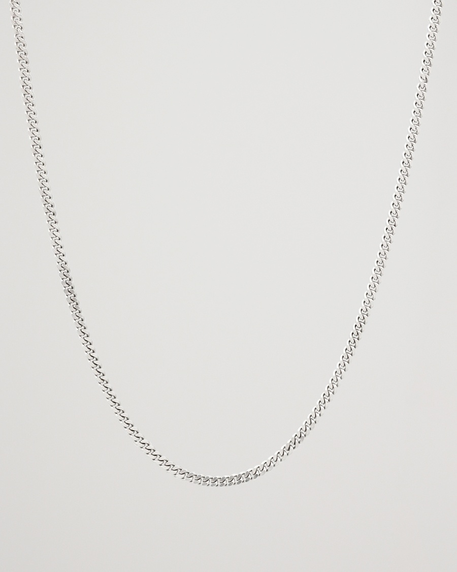 Tom Wood Curb Chain M Necklace Silver – Argent
