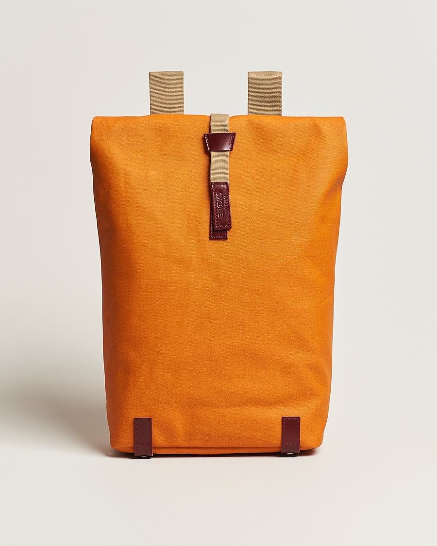 Brooks England Pickwick Cotton Canvas 26L Backpack Goose Beak/Maroon – Oranje
