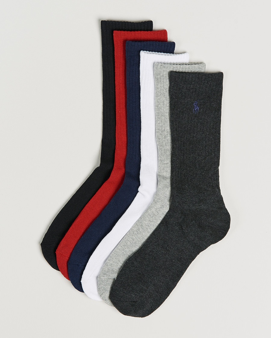 Polo Ralph Lauren Polo Ralph Lauren6-Pack Cotton Crew SocksMulti – Blauw
