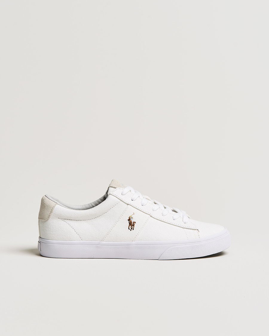 Polo Ralph Lauren Sayer Canvas Sneakers White – Wit
